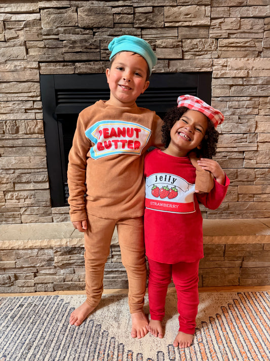 Peanut Butter & Jelly Costume & Pajama Set