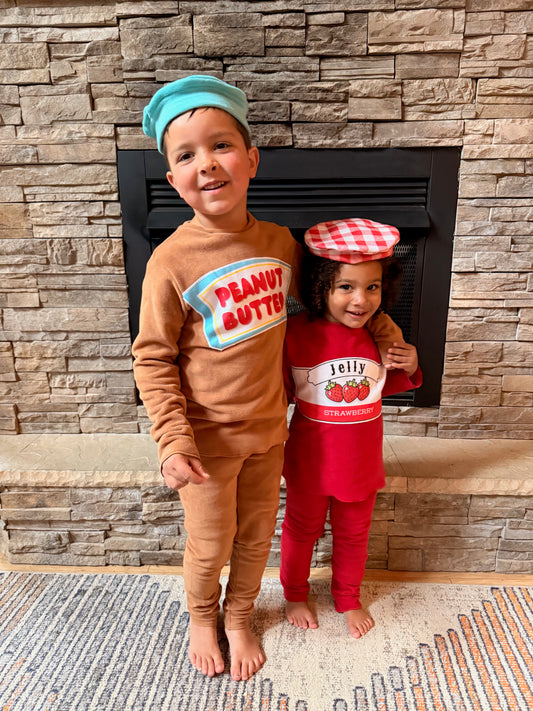 Peanut Butter & Jelly Costume & Pajama Set