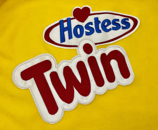 Twinkies Embroidered Patch Set: DIY Halloween Costume for Twins
