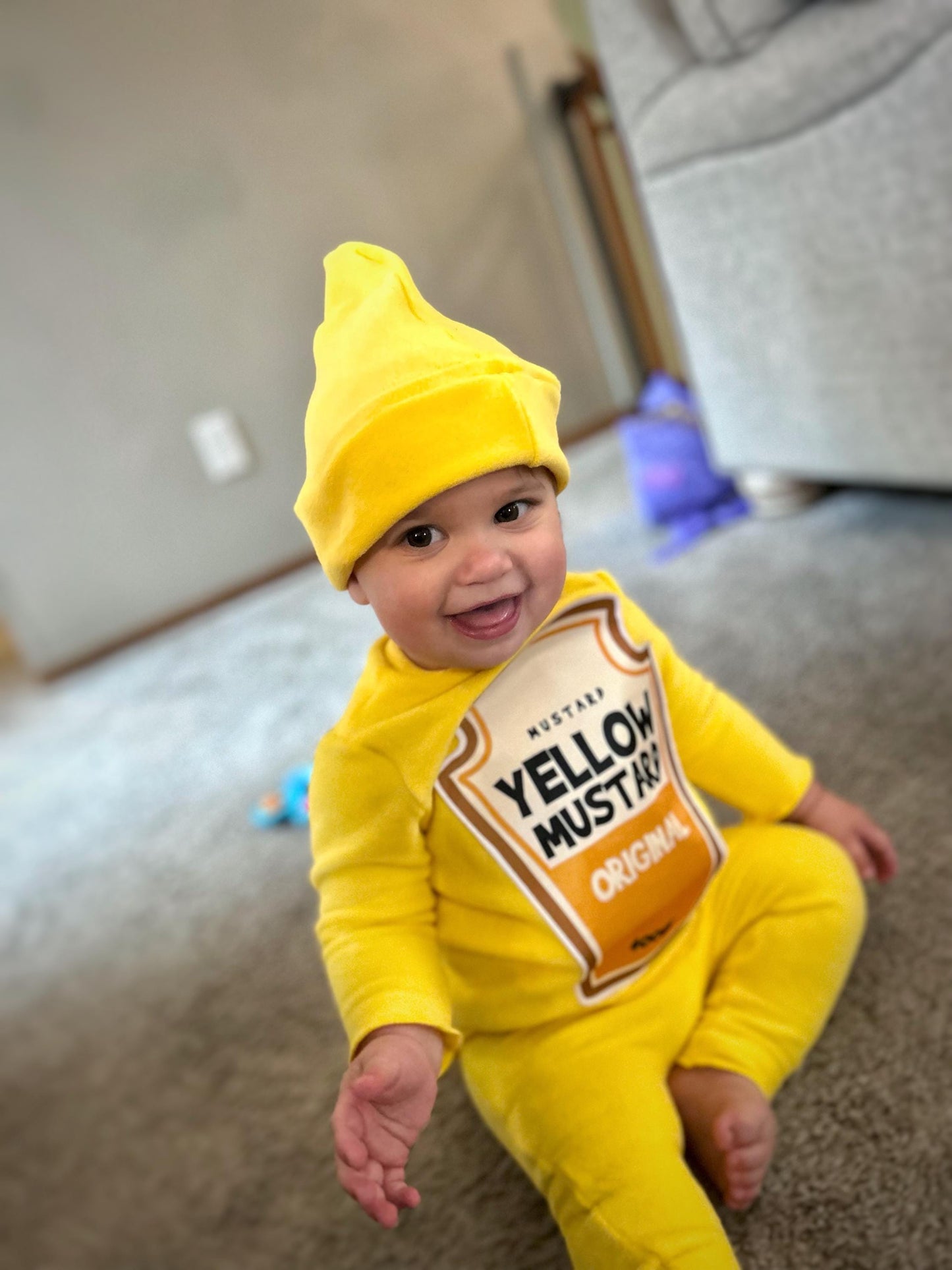 Ketchup and Mustard Twin Costume: Fleece Halloween Pajamas