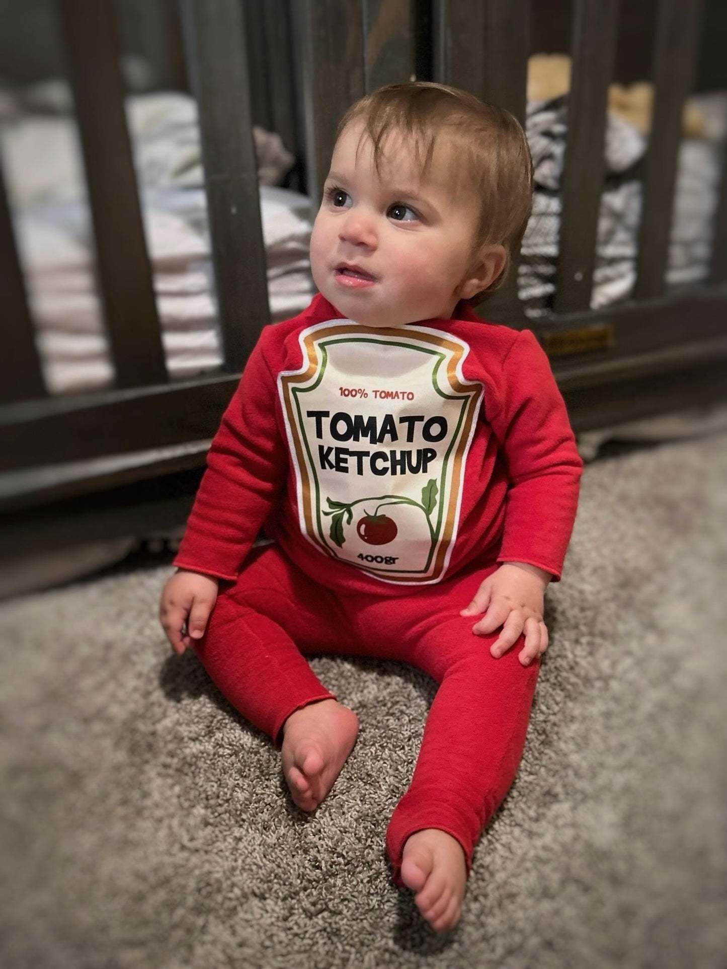 Ketchup and Mustard Twin Costume: Fleece Halloween Pajamas