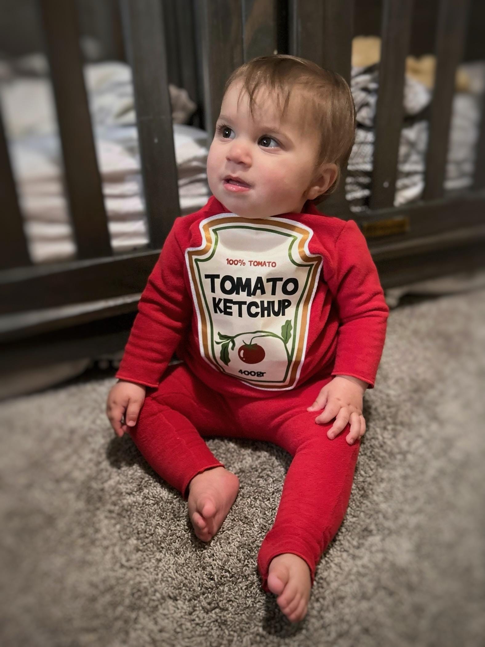 Ketchup and Mustard Twin Costume: Fleece Halloween Pajamas