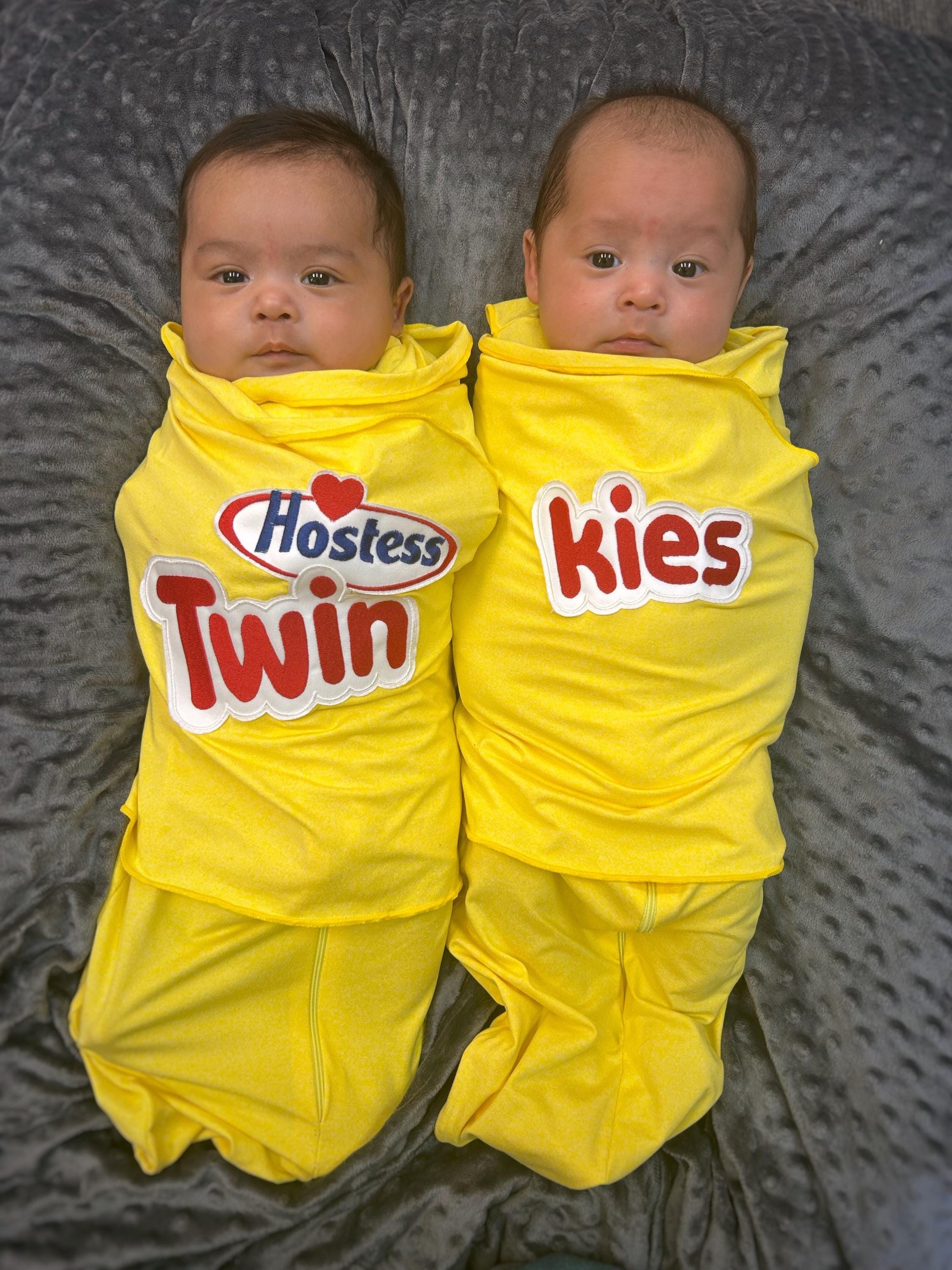 Twinkies Embroidered Patch Set: DIY Halloween Costume for Twins